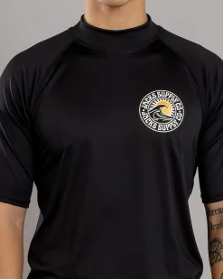 Waves Short Sleeve Rash Vest Rashies