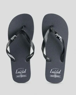2 For Shoe Deals|Flip Flops & Sandals*Lucid Wedge Thongs Grey/black/white