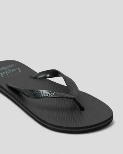 2 For Shoe Deals|Flip Flops & Sandals*Lucid Wedge Thongs Black/grey/black