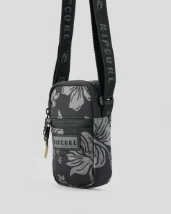 Bags*Rip Curl Weekend Travel Messenger Bag Black/grey