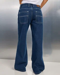 Denim|Bottoms*Rusty Wendy Wide Low Jeans Deep Sea Blue