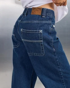 Denim|Bottoms*Rusty Wendy Wide Low Jeans Deep Sea Blue