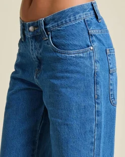Denim|Bottoms*Rusty Wendy Wide Low Jeans Middy Blue