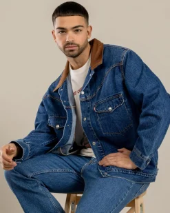 Clearance Western Shorthorn Trucker Jacket Jackets & Coats|Denim
