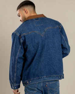 Clearance Western Shorthorn Trucker Jacket Jackets & Coats|Denim
