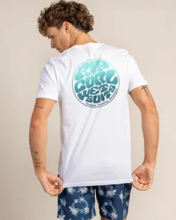 Tops & T-Shirts*Rip Curl Wettie Passage Icon T-Shirt Optical White