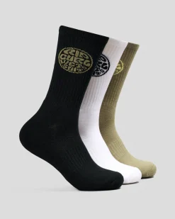 Online Wetty Crew Socks 3 Pack Socks