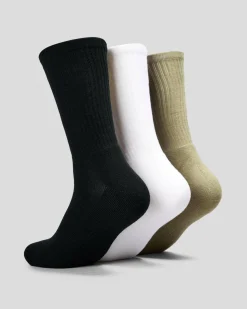 Online Wetty Crew Socks 3 Pack Socks