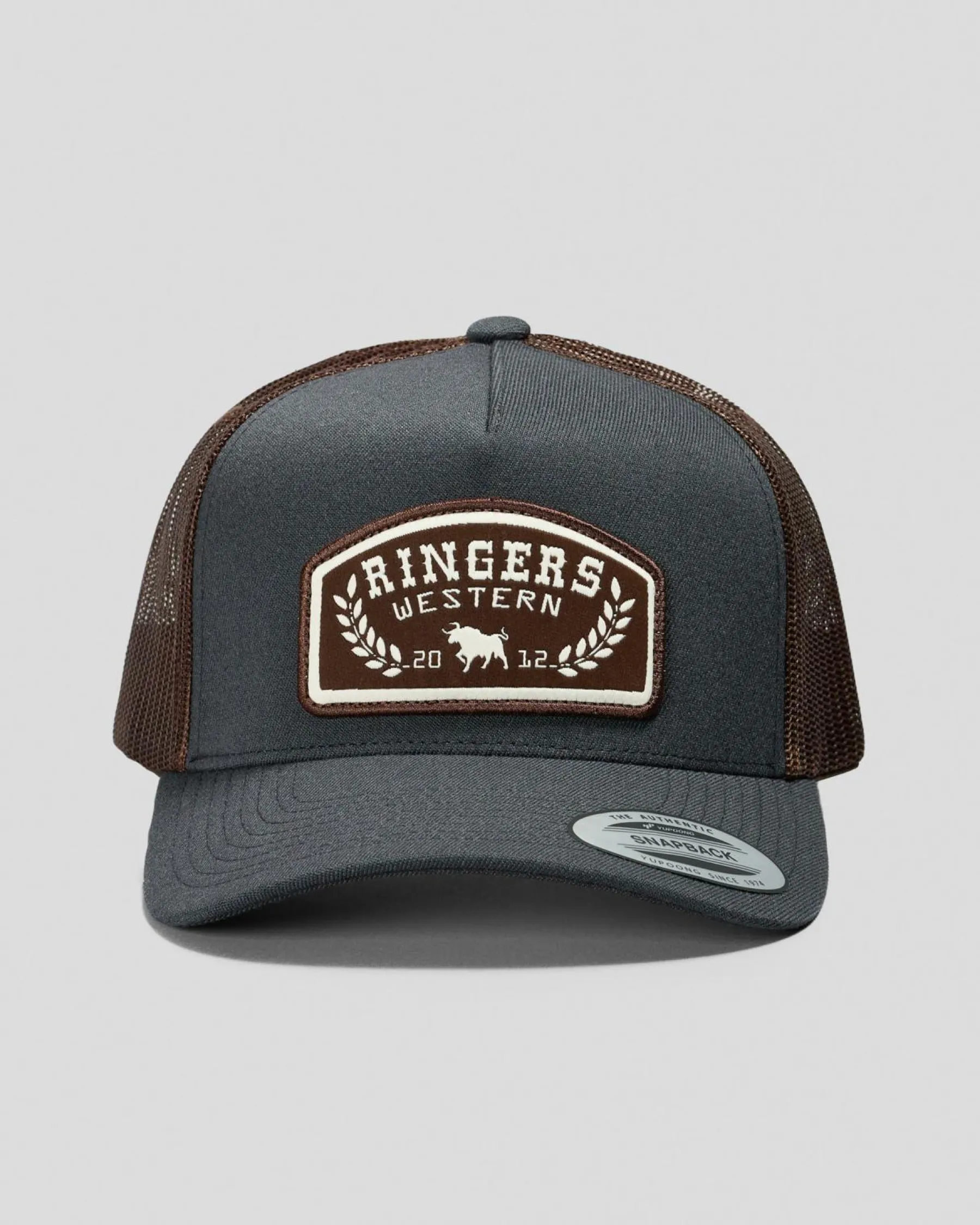 Headwear*Ringers Western Wheatbelt Wool Trucker Cap Charcoal