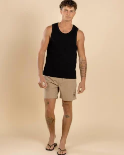 Shorts & Bottoms*Salty Life Whirlwind Elastic Waist Shorts Sand