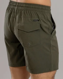 Shorts & Bottoms*Salty Life Whirlwind Elastic Waist Shorts Olive