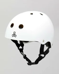 Skateboards & Scooters|Skateboards & Scooters*Triple 8 Helmet White Gloss