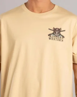Tops & T-Shirts*Ringers Western Wild Boar Relaxed T-Shirt Dark Sand