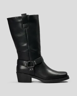 Boots*Ava And Ever Wild West Boots Black