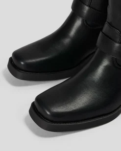 Boots*Ava And Ever Wild West Boots Black