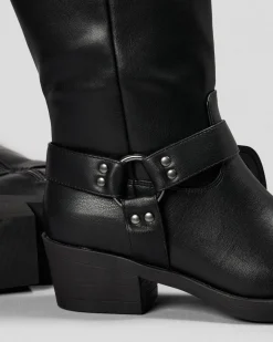 Boots*Ava And Ever Wild West Boots Black
