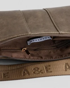 Bags*Ava And Ever Willow Hand Bag Washed Brown
