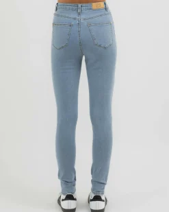 Denim|Bottoms*DESU Willow Ripped Jeggings Mid Blue