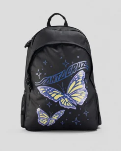 Bags*Santa Cruz Winged Butterflies Backpack Black