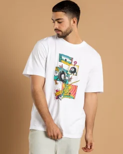 Tops & T-Shirts*Santa Cruz Winkowski 8Ballr Comic T-Shirt White