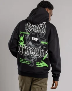 Hoodies & Sweatshirts*Kiss Chacey Wither Oversized Hoodie Jet Black