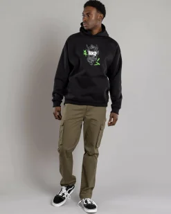 Hoodies & Sweatshirts*Kiss Chacey Wither Oversized Hoodie Jet Black