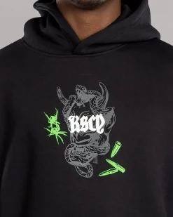 Hoodies & Sweatshirts*Kiss Chacey Wither Oversized Hoodie Jet Black