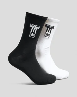 Socks*adidas Women's Adibreak Crew Sock Pack White/black