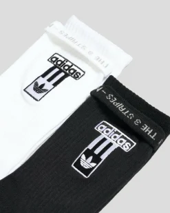 Socks*adidas Women's Adibreak Crew Sock Pack White/black
