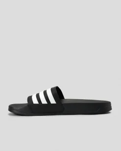 Slides*adidas Womens Adilette Shower Slide Sandals Core Black/ftwr White/core Black