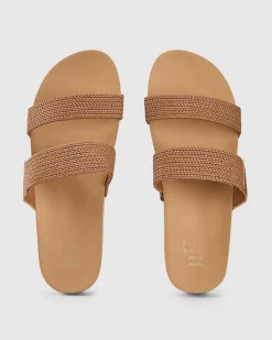 Sandals*Billabong Womens Ava Slide Sandals Desert Daze