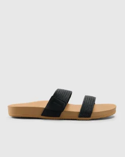 Sandals*Billabong Womens Ava Slide Sandals Black