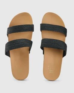 Sandals*Billabong Womens Ava Slide Sandals Black