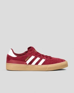 Sneakers|Sneakers*adidas Womens Busenitz Vulc II Shoes Burgundy/ftwr White/gold Met