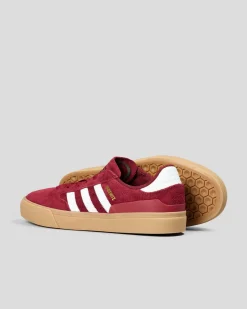 Sneakers|Sneakers*adidas Womens Busenitz Vulc II Shoes Burgundy/ftwr White/gold Met