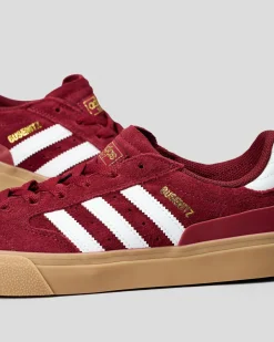 Sneakers|Sneakers*adidas Womens Busenitz Vulc II Shoes Burgundy/ftwr White/gold Met