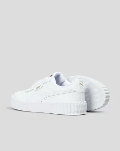 Sneakers*Puma Womens Carina 3.0 Shoes Puma White-puma Gold