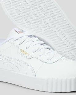 Sneakers*Puma Womens Carina 3.0 Shoes Puma White-puma Gold