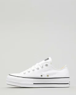 Sneakers*Converse Womens Chuck Taylor All Star Platform Lo-Pro Shoes White