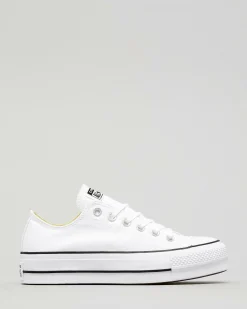 Sneakers*Converse Womens Chuck Taylor All Star Platform Lo-Pro Shoes White