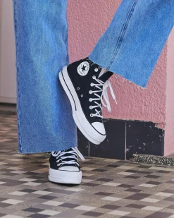 Sneakers*Converse Womens Chuck Taylor Hi-Top Platform Shoes Black