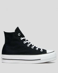 Sneakers*Converse Womens Chuck Taylor Hi-Top Platform Shoes Black