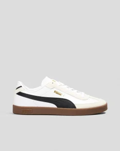 Sneakers*Puma Womens Club II Era Shoes Puma White-puma Black-vapor Gray