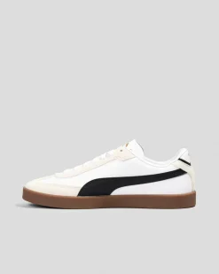 Sneakers*Puma Womens Club II Era Shoes Puma White-puma Black-vapor Gray