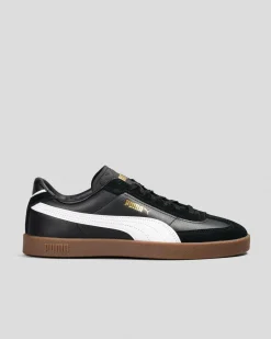 Sneakers*Puma Womens Club II Era Shoes Puma Black-puma White-puma Gold