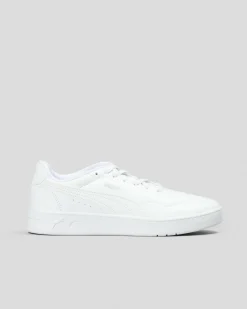 Sneakers*Puma Womens Court Lally Shoes Puma White-puma White-cool Light Gray