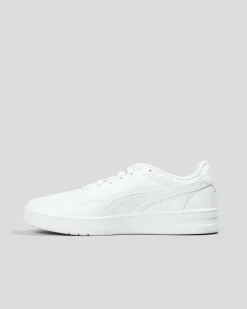 Sneakers*Puma Womens Court Lally Shoes Puma White-puma White-cool Light Gray