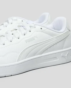 Sneakers*Puma Womens Court Lally Shoes Puma White-puma White-cool Light Gray