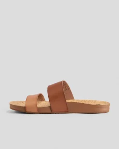 Womens Cushion Vista Cork Slide Sandals Women Sandals
