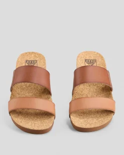 Womens Cushion Vista Cork Slide Sandals Women Sandals